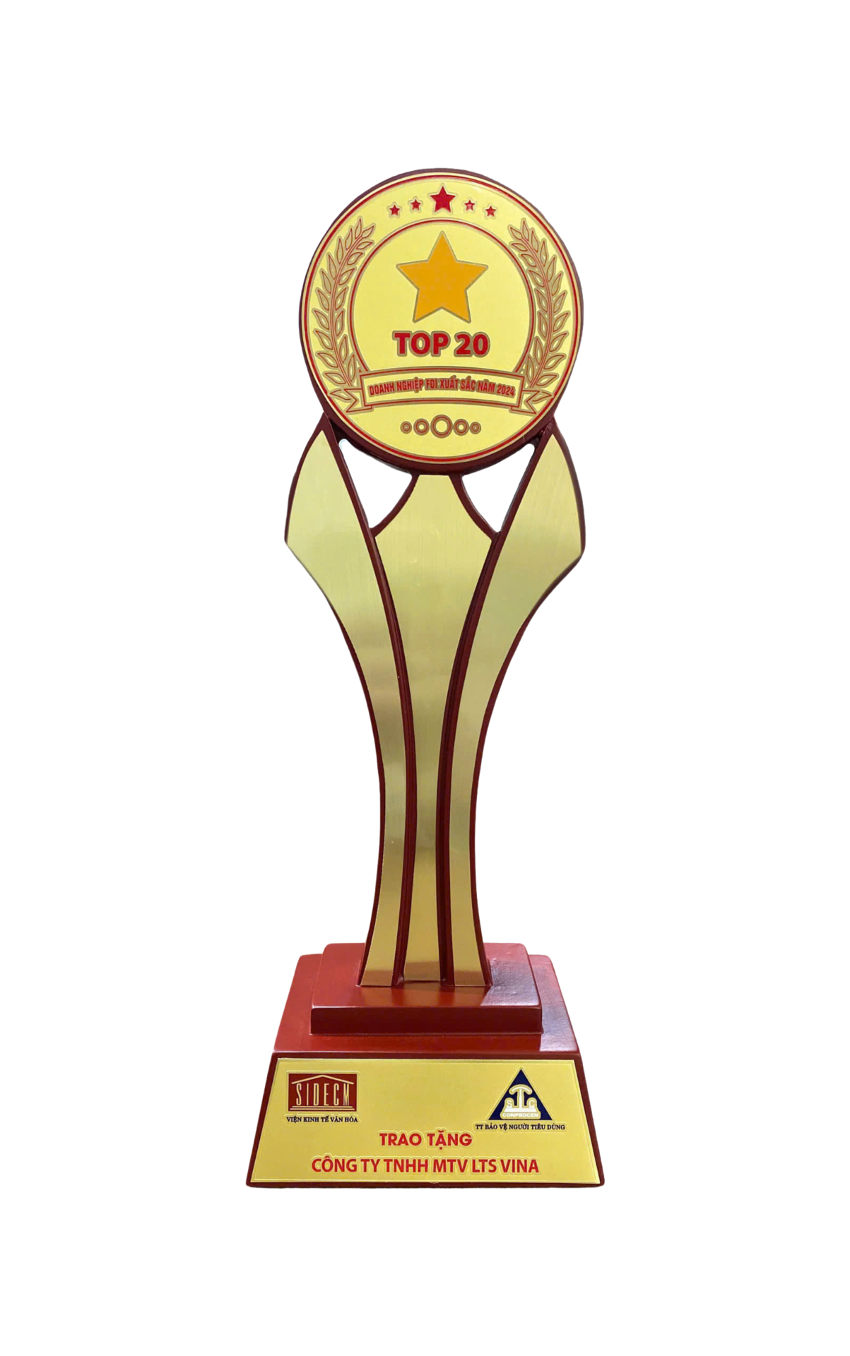 Top 20 Excellent FDI Enterprises trophy