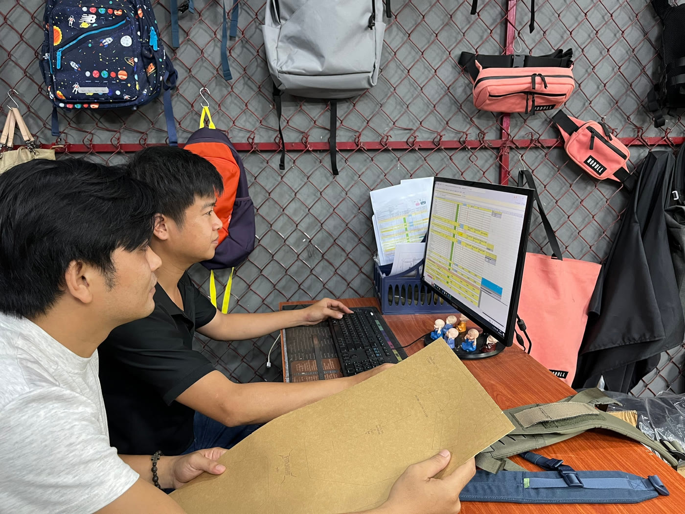 Production Pattern & Material Consumption Check